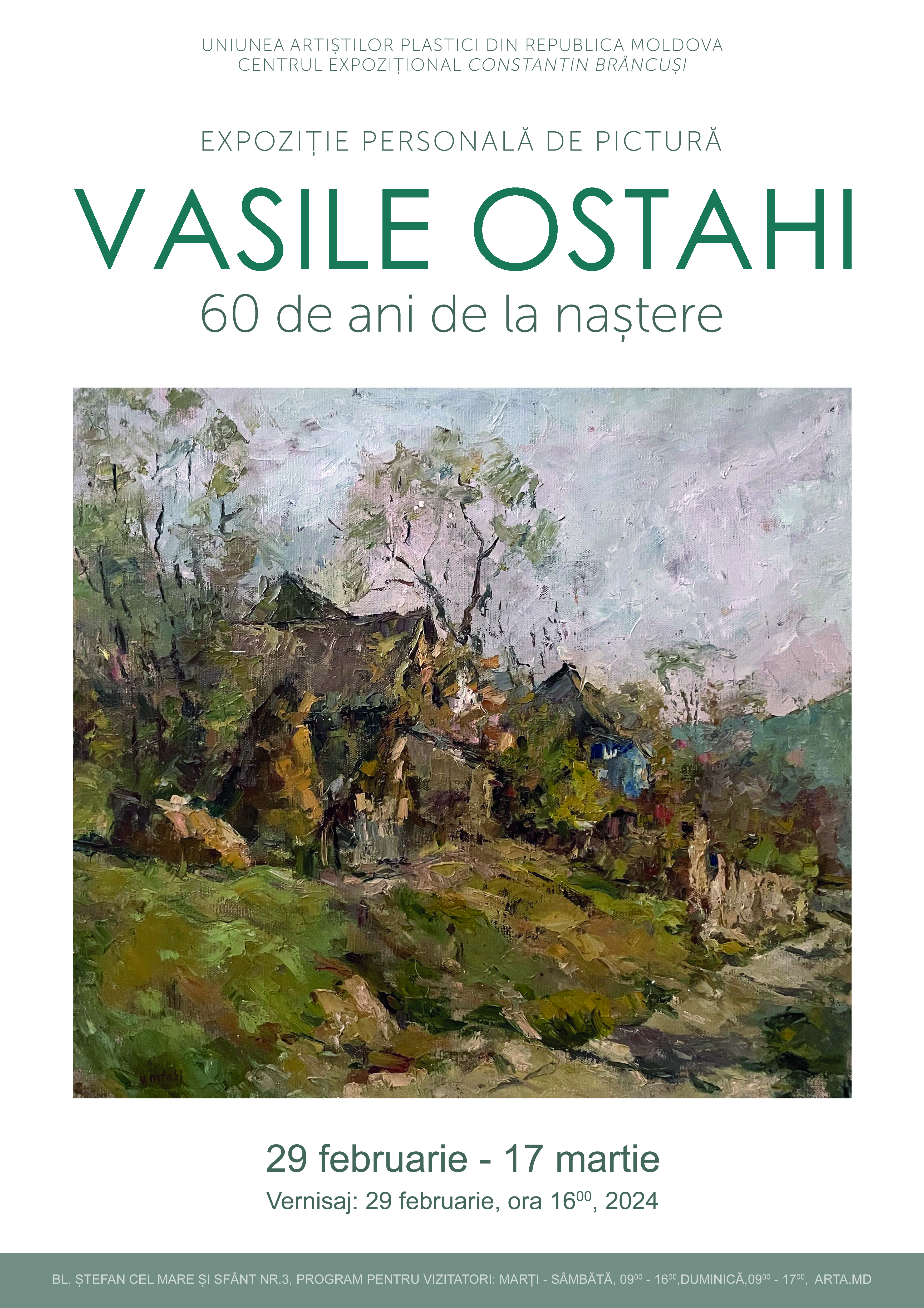 Vasile Ostahi - 60 de ani de la naștere